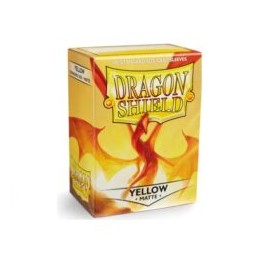 100 Micas Matte Dragon Shield Yellow