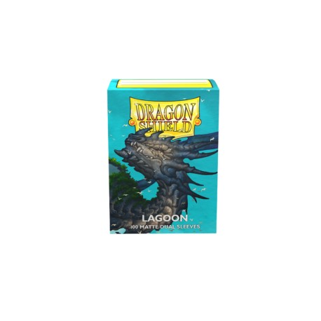 100 Micas Matte Dual Dragon Shield Lagoon