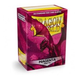 100 Micas Matte Dragon Shield Magenta