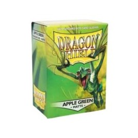 100 Micas Matte Dragon Shield Apple Green