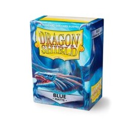 100 Micas Matte Dragon Shield Blue