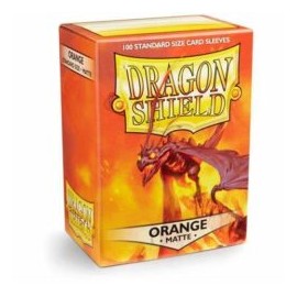 100 Micas Matte Dragon Shield Orange