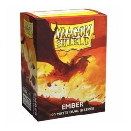 100 Micas Matte Dual Dragon Shield Ember