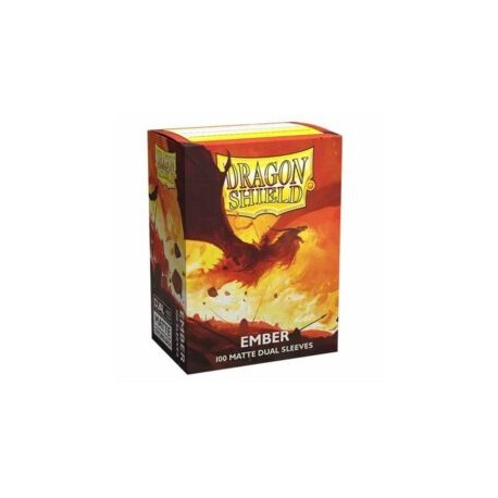 100 Micas Matte Dual Dragon Shield Ember